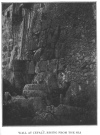 WALL AT CEFALÙ, RISING FROM THE SEA