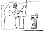 FIG. 4.—HITTITE DRAPED ALTAR-PEDESTAL: FRAKTIN.