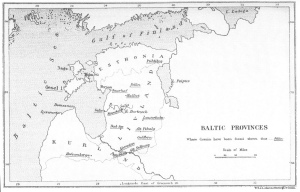 2. The Baltic Provinces, showing where Crania have been discovered