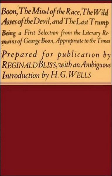 Boon - First US edition, 1915