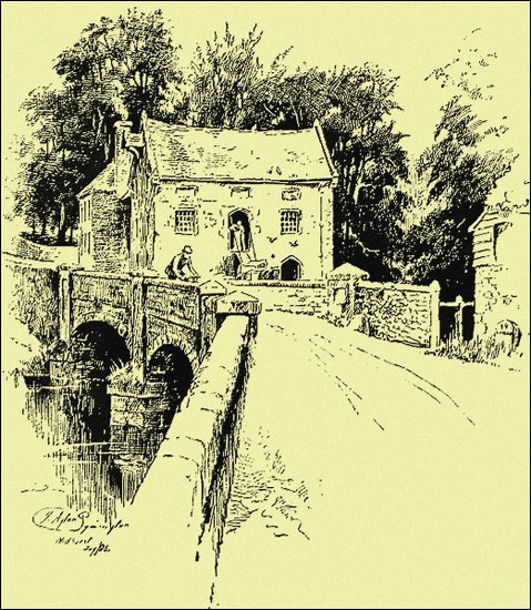 He came into Midhurst by the bridge at the water-mill