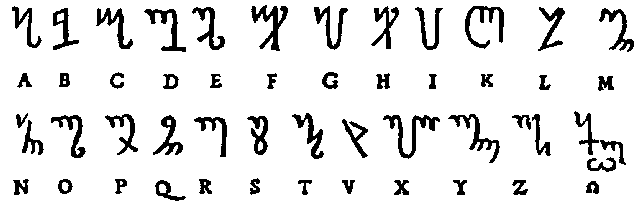 Theban alphabet