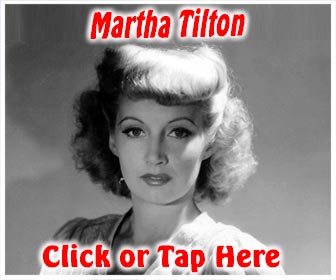 Listen to the Sweetheart of Swing, Martha Tilton