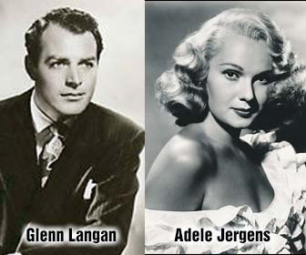 Glenn Langan and Adele Jergens