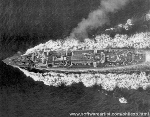 U.S.S. Eldridge DE173 at sea in 1944