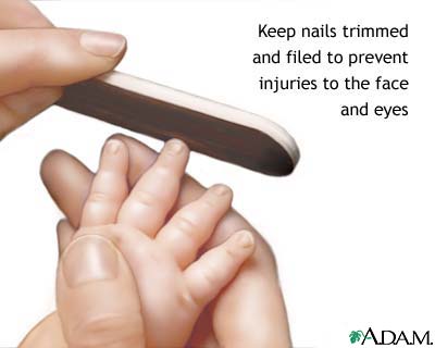 Nailcare for newborns