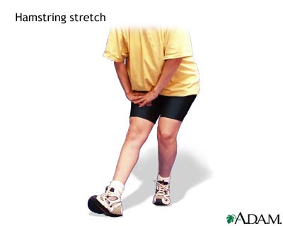 Hamstring stretch