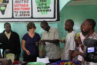 Victoria Boutenko in Kenya