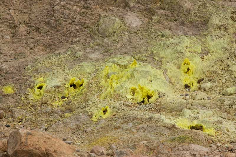 Sulphur Banks, Hawaii. Kilauea volcano