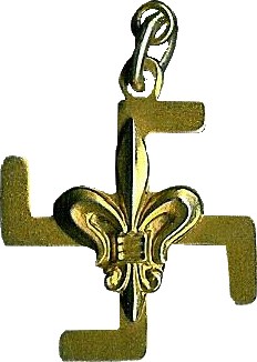 Thanks Badge with fleur-de-lis