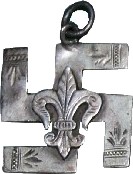 Non-manufactured silver Thanks Badge