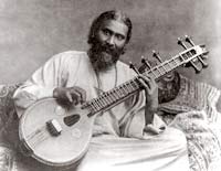 photo of Inayat Khan with vina