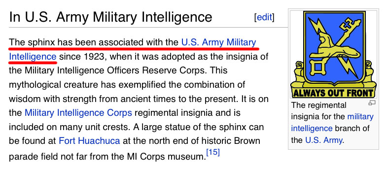 Sphinxes in Military Intelligence