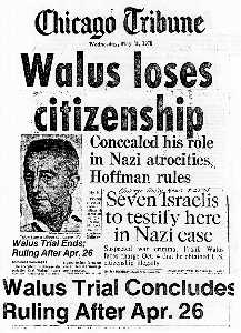 Walus Looses Citizenship