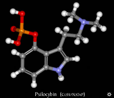 3D Psilocybin Molecule