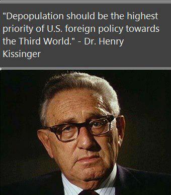 kissinger depopulate