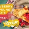 Strawberry Chia Compote Buckwheat Crepes